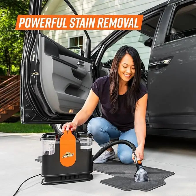 Upholstery & Carpet Cleaner, Car and Auto Detailer with Tools for Pets, Area Rugs and Couches