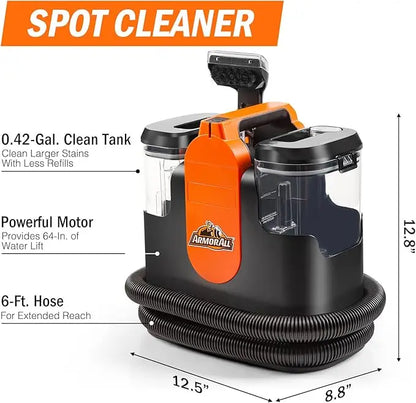 Upholstery & Carpet Cleaner, Car and Auto Detailer with Tools for Pets, Area Rugs and Couches