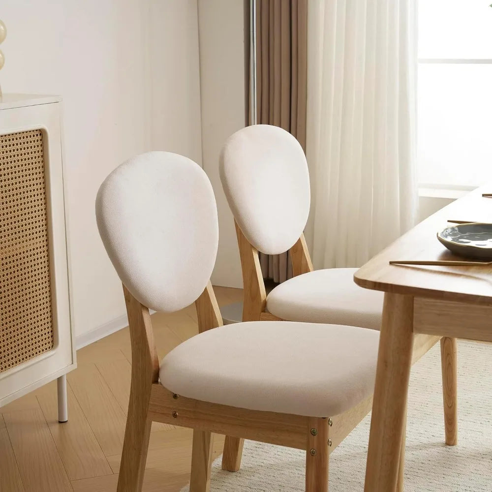 Modern 5-piece natural wood dining table set, capable of accommodating 4 people, medieval modern table and chair set