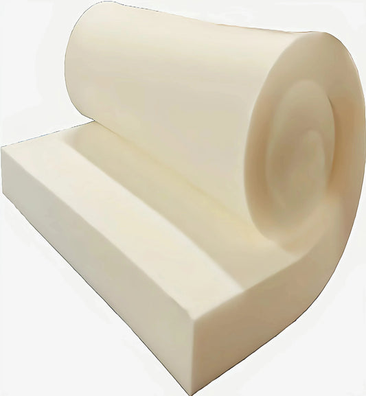 GoTo Foam 6" Height x 30" Width x 72" Length 44ILD (Firm) Upholstery Cushion Made in USA